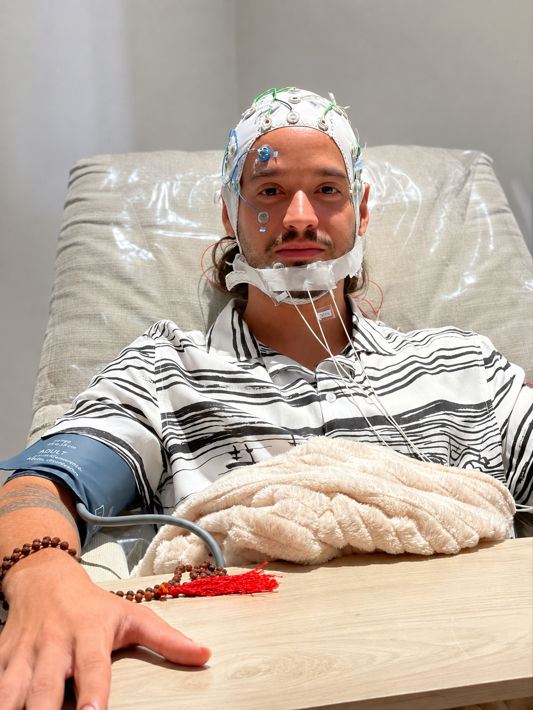 Registro de EEG durante estudo clínico